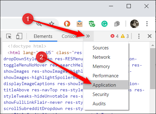 How to clear site data from Google Chrome