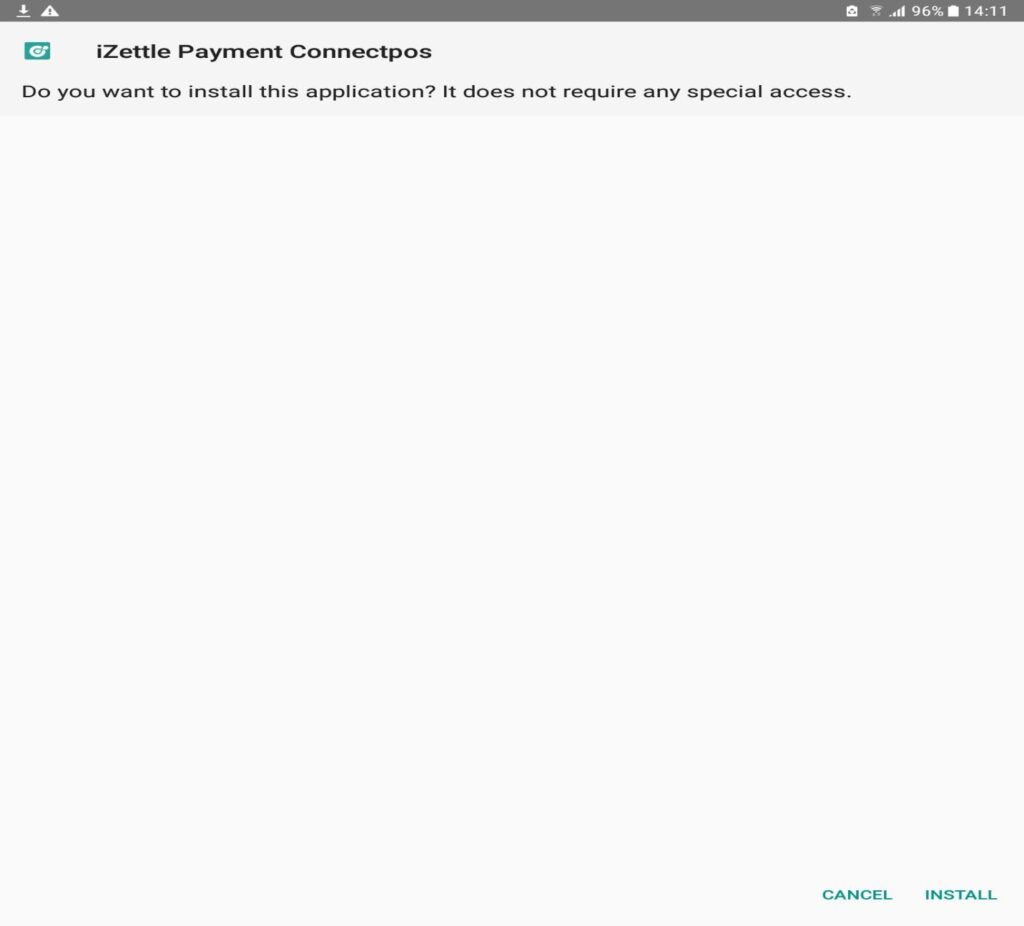 Install iZETTLE App For Android For ConnectPOS On PC