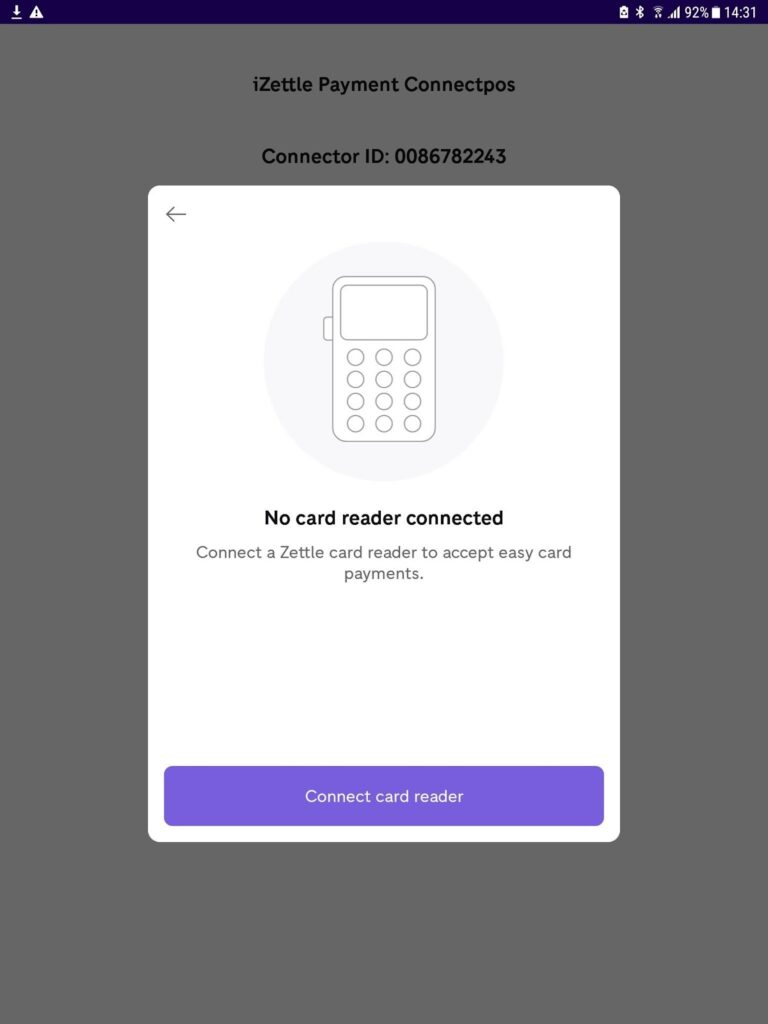 Install iZETTLE App For Android For ConnectPOS On PC