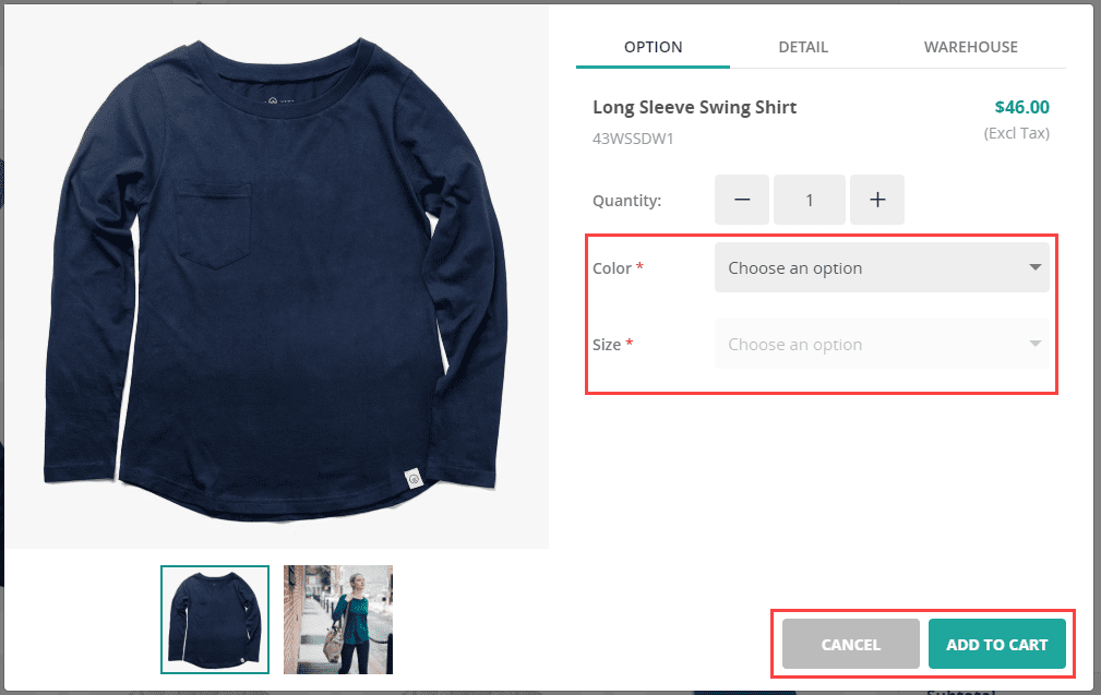 Adding Products to Cart