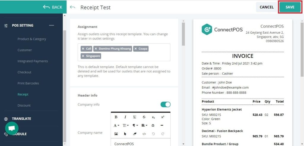 How To Customize Your Receipt Within POS?