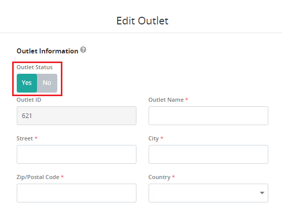 Setting Up Your Outlets
