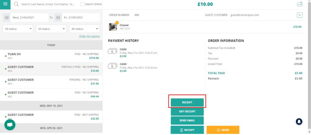 Set Up Receipt Printer-Cash Drawer And Bypass Print Popup In Chrome