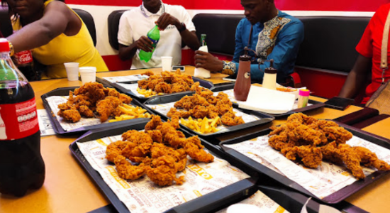 food on table