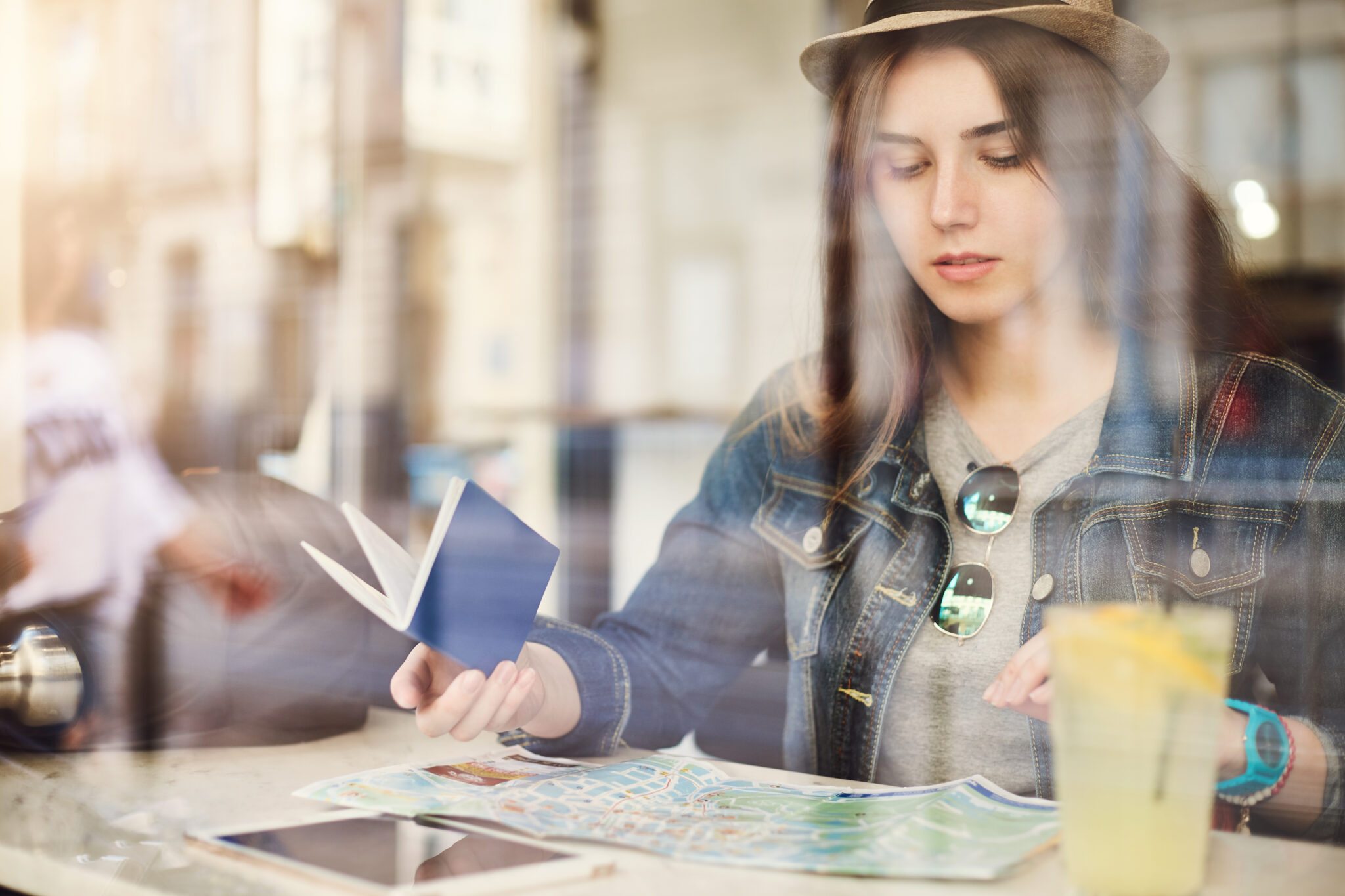 the girl with passport