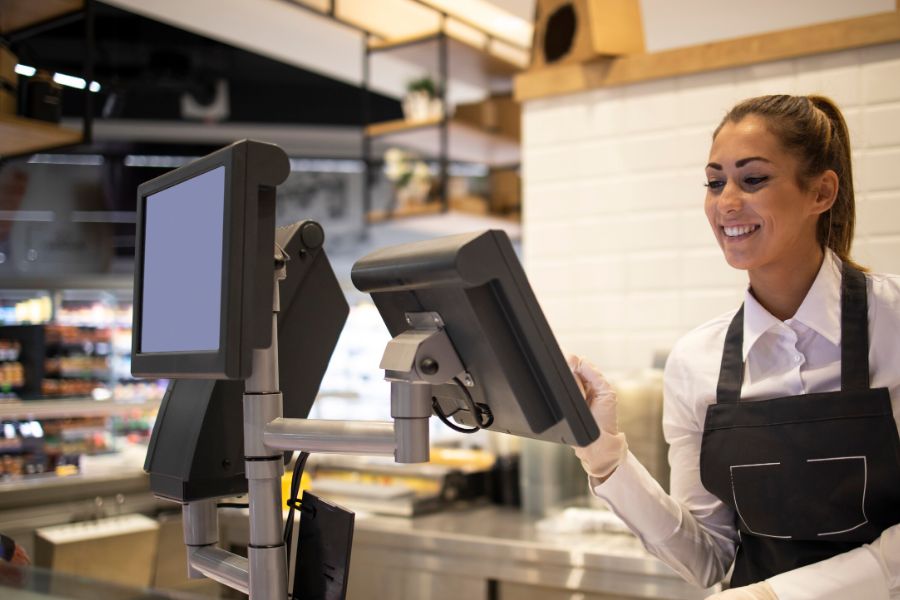 Self checkout store