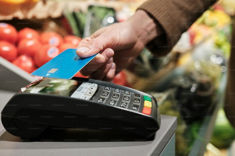 point of sale in supermarket