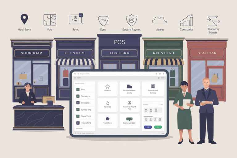 Multi-store POS for luxury retail chains