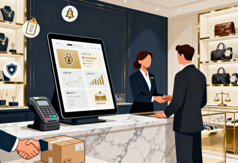 Luxury boutique POS software