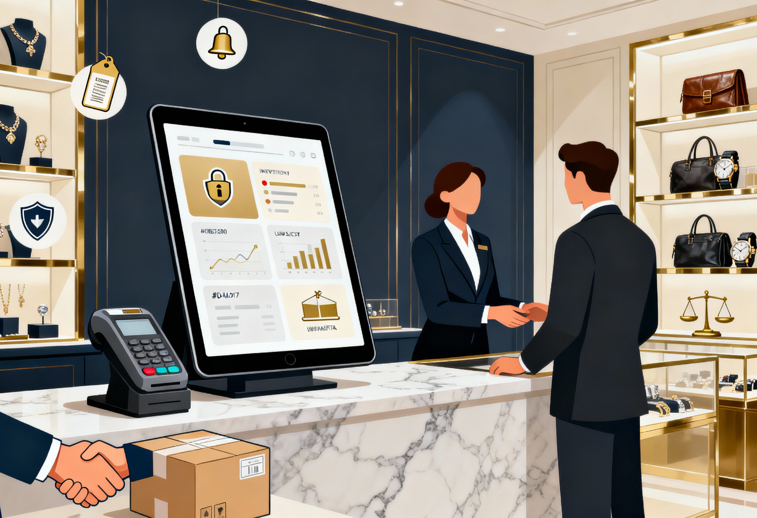 Luxury boutique POS software