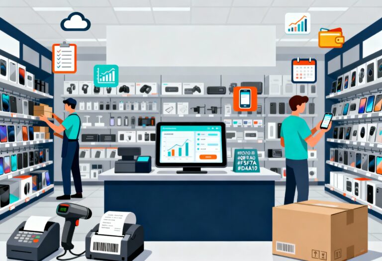 electronics store management software