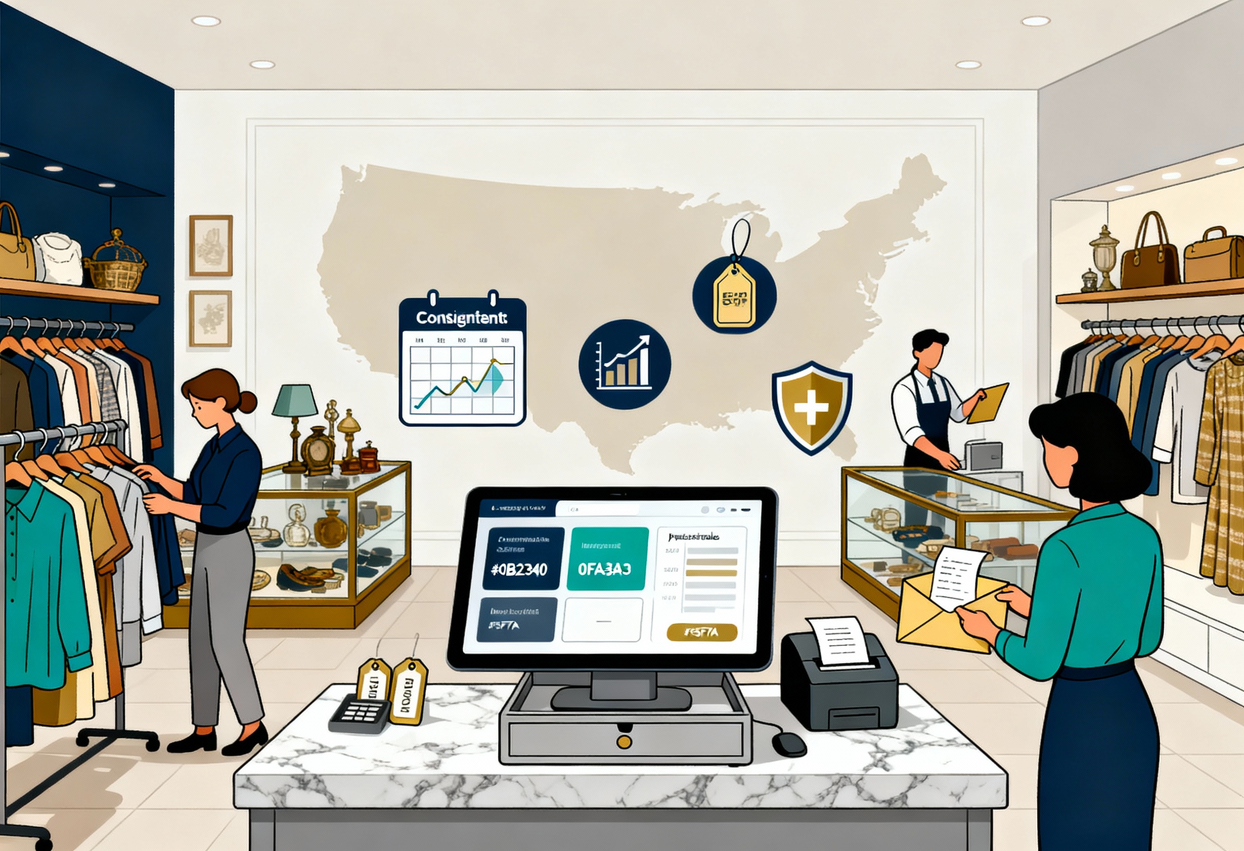 pos for consignment store