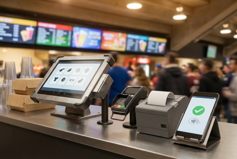 sporting event pos system