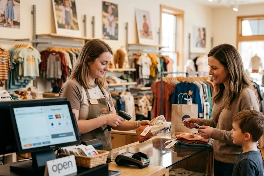 clothing store pos